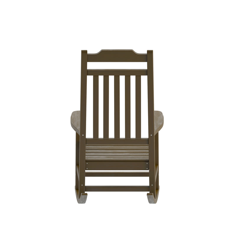 Hillford Poly Resin Indoor/Outdoor Rocking Chair